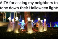 Neighbors Go All Out With Flashing Halloween Lights, And When She Asks Them To Tone It Down For Daughter’s Epilepsy, They Refuse