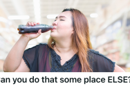 Overworked Cashier Faces Customer’s Rage For Drinking Soda During Their Shift, So They Take A Strategic Break And The Customer Left Empty Handed