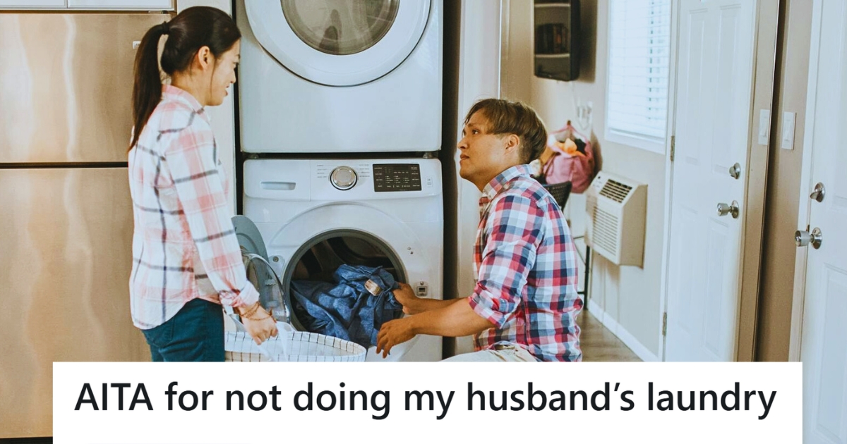 StayAtHomeMom’s Husband Refuses To Do His Own Laundry Because He