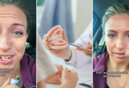 Dental Hygienist Claims Most People Don’t Brush Their Teeth Properly, So She’s Giving A Crash Course. – ‘Once it mineralizes into tartar, you can’t get it off.’