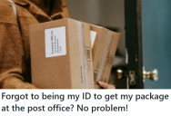 Post Office Refuses To Hand Over Package Without ID, But This Customer Outsmarts Them With The Help Of A Stranger