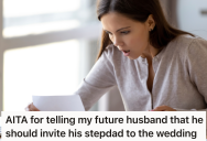 Her Fiancé Decided Not To Invite His Stepdad To Their Wedding, So His Mom Didn’t Invite Her To A Halloween Party. Now She’s Trying To Get Him To Put A Stop To The Nonsense.