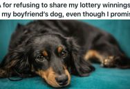 His Girlfriend Won The Lottery And Now He Wants The Share That She Jokingly Promised Him