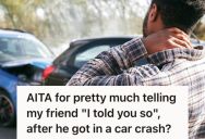 A Reckless Driver Got Into An Accident After Making Fun Of Cautious Friends In The Group Chat, So His Friend Really Let Him Have It