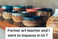 Art Teacher Punished A 7th Grader By Locking Him Inside The Closet. When He Opened It To Let Him Out, He Was Shocked To See The Broken Pottery Pieces.