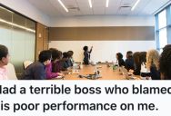 His Boss Threw Him Under The Bus To Cover Up His Bad Performance, So During A Meeting He Blamed A Bad Odor On His Boss