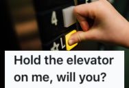 His Apartment Neighbors Keep Holding The Elevator For Ages, So He Gave Them An Extra Long Wait To Prove His Point