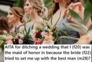 Bride Tried To Set Her Up With The Best Man Against Her Wishes, So She Left The Night Before The Wedding And Never Looked Back