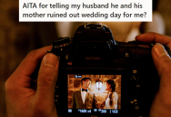 Bride Didn’t Want Wedding Photos, But Her Mother-In-Law Went Ahead With A Shoot Anyway. So She Told The Groom That They Ruined Her Wedding Day.