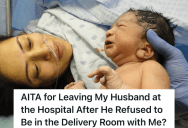 She Wanted Her Husband In The Delivery Room With Her When She Gave Birth, But He Ended Up Leaving The Hospital And Now She Can’t Forgive Him