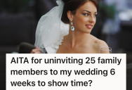 Her Religious Family Calls Out Her Long-Planned Halloween Wedding, So She Kicks Out All Who Object And Continues With Her Vision