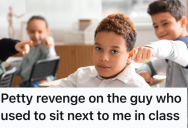 Bully Tormented The Student He Sat Next To In Class, So She Sets A Trap And Exposes His Bad Behavior In Front Of The Teacher