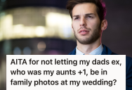 Aunt Brought The Groom’s Former Step-Mother To His Wedding Without His Consent, So He Excluded Her From The Photos And It Sparked A Family Rift