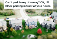 Neighbor Didn’t Want Them To Park Their Car In Front Of Her House, But She Called The Police When They Parked In Their Driveway Too