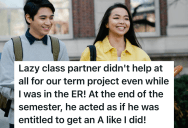 Student On A Group Project Did All The Work, But Another Lazy Student Tried To Pass Off The Work As His Own. So When The Responsible One Got An A, He Cried Foul.