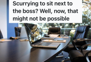 He Always Made Sure He Sat Right Next To The Boss During Meetings, So His Coworkers Banded Together To Make Sure He Could Never Sit There Again