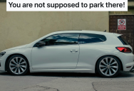 A Car Was Blocking The Doors To Their Driveway, So Eight Men Decided They Could Move It Themselves