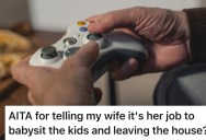 Exhausted Husband Requests A Day Off From Parenting Duties, But Wife “Forgets” And Asks For Help Anyway