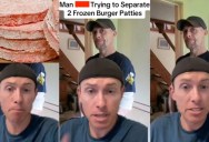 Man Issued A Warning About Frozen Burger Patties After Learning About A Freak Accident. – ‘He was trying to finagle these things apart.’