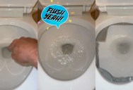 Home Repair Expert Showed How To Fix A Low-Flushing Toilet. – ‘It’s a mineral deposit, bacteria clogging.’