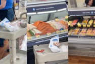 Walmart Shopper Saw An Employee Putting Frozen Shrimp In A Fresh Seafood Display Case