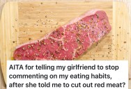 Girlfriend Goes Vegetarian And Tries To Convert Meat-Loving Boyfriend, But He Draws The Line At Her Food Shaming