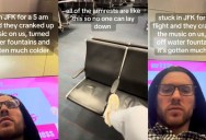 Air Traveler Described His Miserable Night Stuck At JFK Airport. – ‘Cranked up the music and turned off the water fountains.’