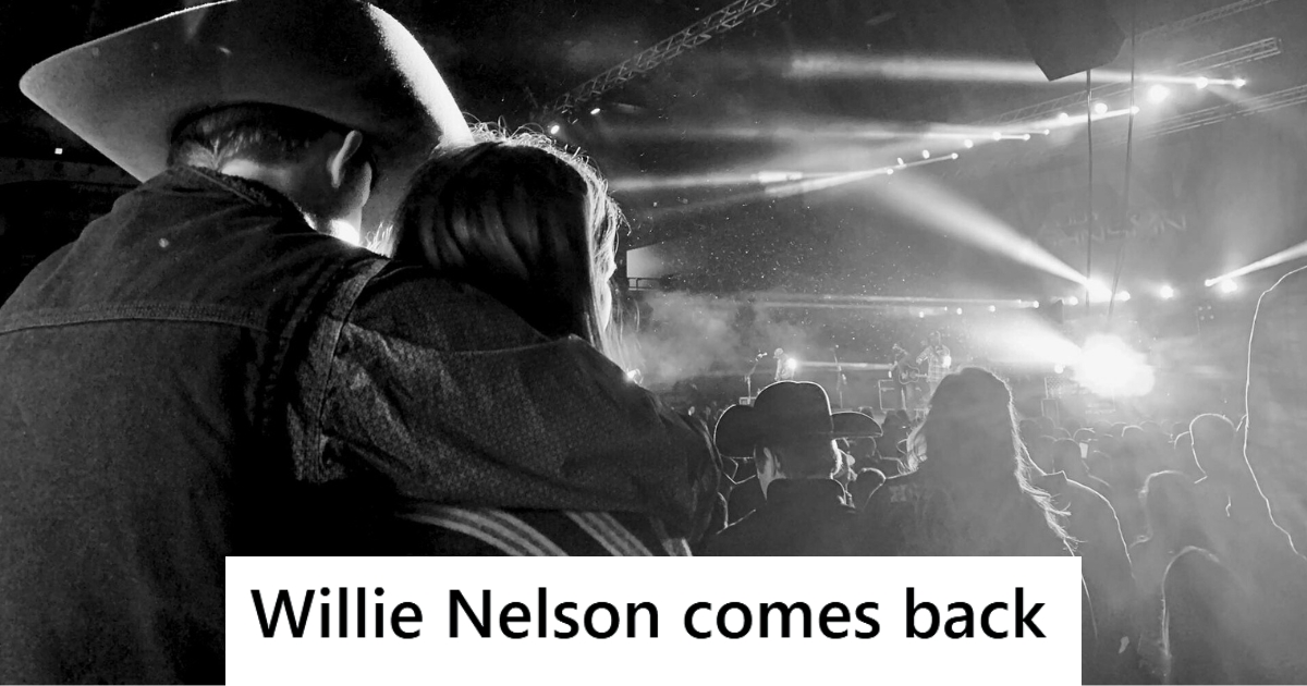 Willie Nelson Was Told To Get On The Road Again, But There Were Fans Waiting To Get His Autograph. So He Decided To Circle Back While Following The Rules.