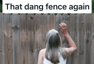 Hoarder Neighbor Demanded The New Fence Stay Off Her Property Line, So The Homeowners Left Extra Space, But Soon Realized They Would Never Be Done Dealing With Her