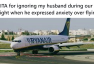 Her Husband Snatched The Upgraded Business Seat On The Flight To Their Honeymoon, But Then He Forgot He Is Afraid Of Flying Alone And Asked Her To Tell Him Everything Would Be Okay