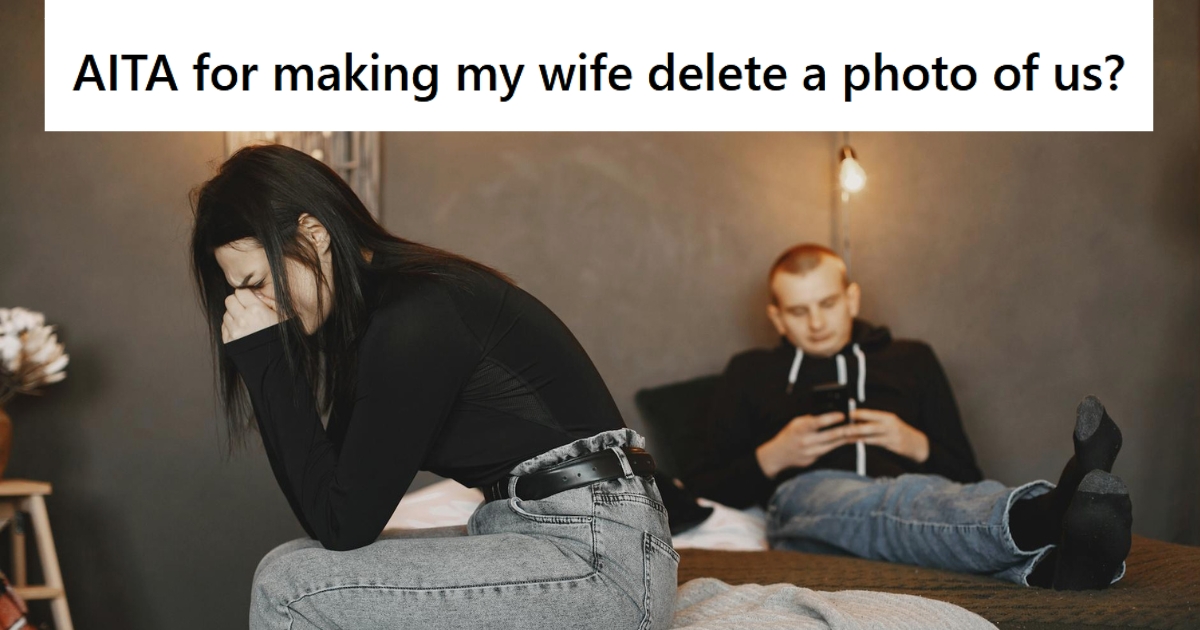 His Wife Posted An Unflattering Picture Of Him, So He Asked Her To Delete It. She Was So Upset She Cried And Wouldn’t Talk To Him. » TwistedSifter