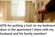 Couple Shares An Apartment With His Sibling, But When A Frequent Guest Started Going Into Their Bedroom They Put A Lock On The Door