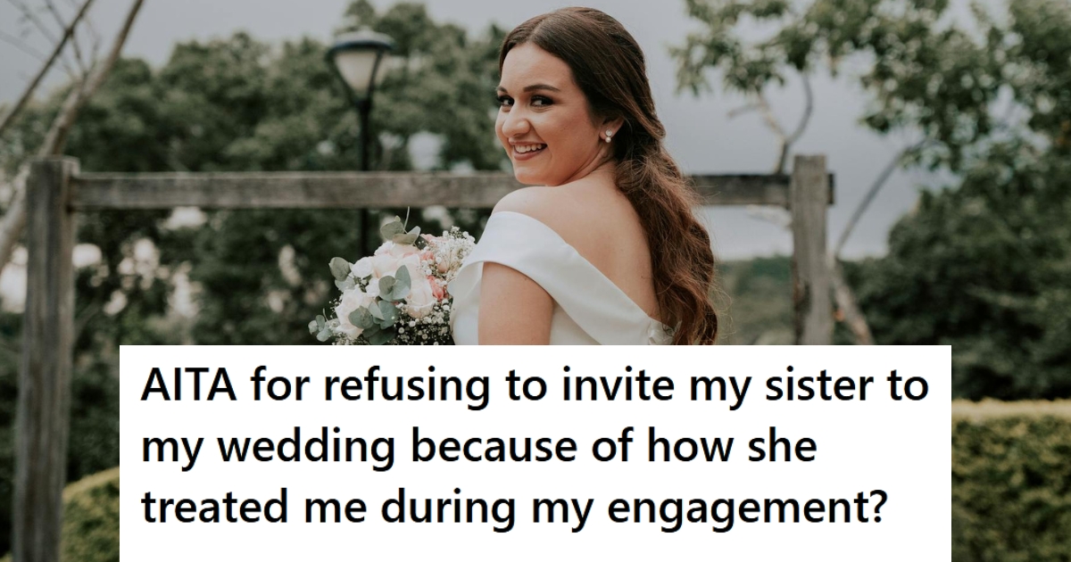 Her Sister Kept Throwing Shade At Her “Small Wedding,” So She Decided To Uninvite Her From The Event » TwistedSifter