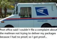 Her Mailman Refused To Ring The Doorbell Before Leaving Delivery Notices, So She Caught Him On Camera And Got Him Fired