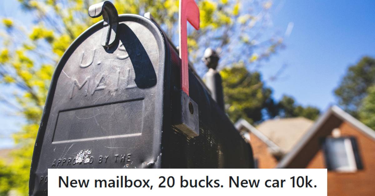 After Their Mailbox Was Destroyed Twice, A Family Built An Indestructible One That Cost  And It Left A Driver’s Car Totaled And Cost Them k » TwistedSifter