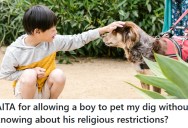 Dog Lover Allows Child To Pet Their Pup, But The Family’s Religious Beliefs Lead To An Awkward Confrontation With The Mom