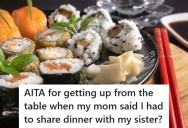 Mom’s Dinner Rules Push Hungry Teen To Take A Stand Over Shared Sushi After They Left Her Out Of Dinner Last Weekend