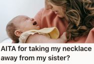 She Hid Her Necklace Before Her Little Sister Could Choke On It, But It Made Her Cry And Her Stepmom is Angry With Her For It