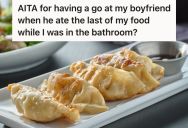 She Was Excited To Go Out To Eat At A Restaurant With Her Boyfriend, But Then He Ate Her Food While She Was In The Bathroom