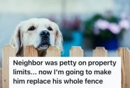 Neighbor Sued Him Over A Fence Improperly Installed By The Contractor, So Now He’s Countersuing Over A Short Fence And Dangerous Dog