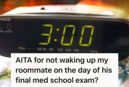 He Pulled An All-Nighter And Agreed To Wake His Roommate At 3am, But Only Lasted Until 230am And Woke Him Up At That Time Instead. Then They Both Woke Up At 8am, And Now His Roommate Is Furious.