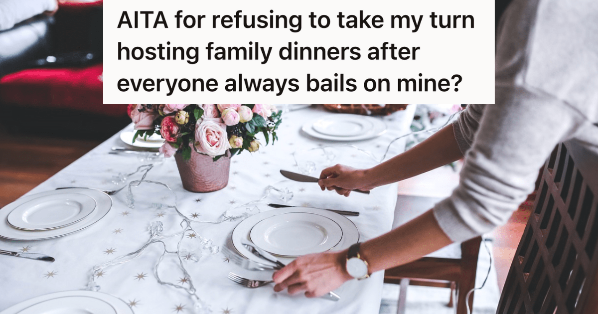 Her Family Takes Turns Hosting A Big Family Dinner Every Sunday, But