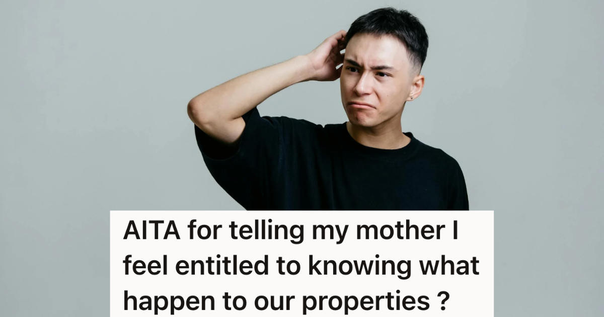 Mother Started Crying When He Asked Her What Happened To The Inherited Property, But His Mother Thinks He’s The One Who Is Overly Emotional » TwistedSifter