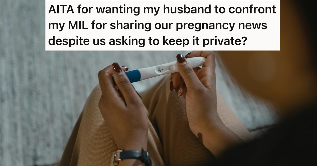 Her Mother-In-Law Shares Their Pregnancy News Without Consent, But Her Nervous Husband Hesitates To Confront Her » TwistedSifter