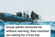 Diver Was Booted From A Dive Group Without Any Warning, But Later Had The Opportunity To Put The Group’s Admin In Her Place