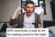 He Likes To Jump Online To Game And Unwind After Work, But His Roommate Says He’s Keeping Her Awake