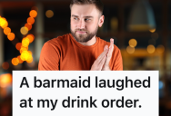 He Ordered A Cocktail And Faced Unexpected Judgment, So He Decided To Stir Up Some Mischief