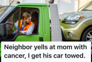 Cruel Neighbor Bullied A Sick Mother And Stole Her Parking Spot, So The HOA Finally Gave Him A Taste Of His Own Medicine