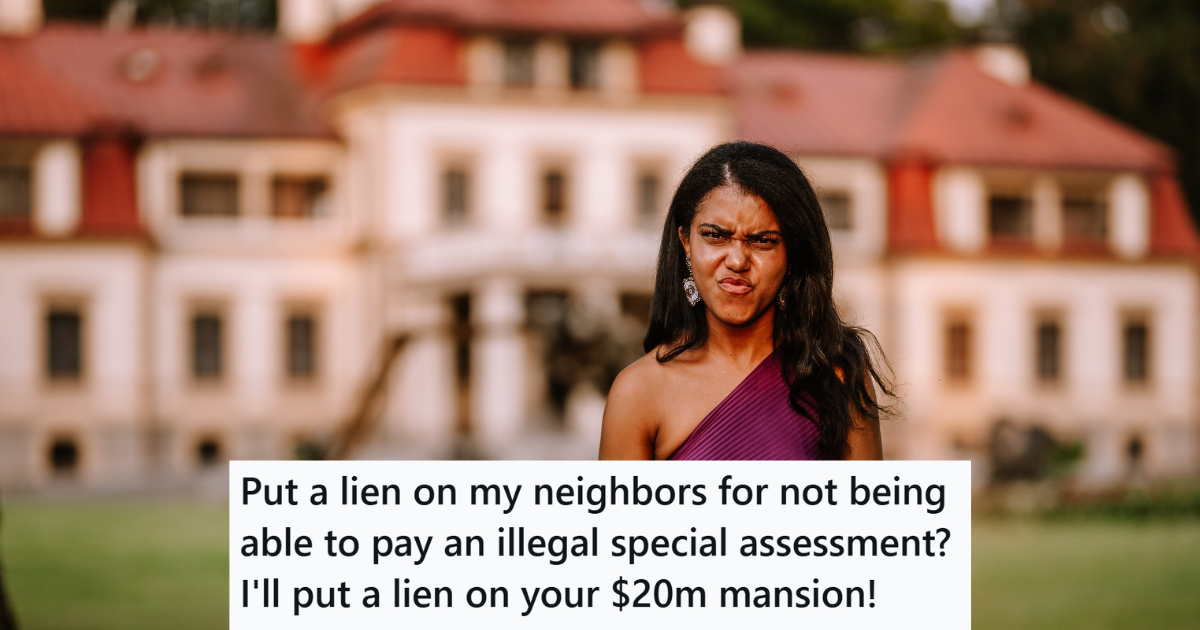 Condo HOA Issued An Emergency 00 Special Assessment And Put A Lien On Their Condos, So A Resident Put A Lien On The HOA President’s  Million Mansion In Retaliation » TwistedSifter