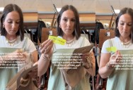 T.J. Maxx Customer Found Strange Slips Of Paper With Writing On Them In Purses For Sale At The Store